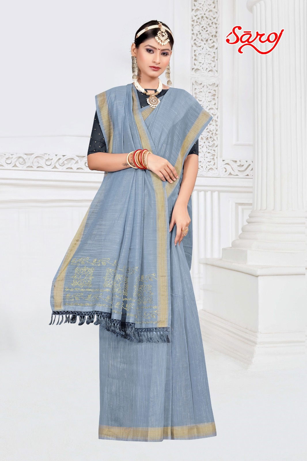 Mahotsav Vol 1 By Saroj Cotton Saree Catalog